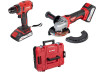 R20 Cordless Drill&AngleGrinder2Ah4AhCase RDP-PBCDI20&SPAG20 thumbnail