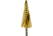 Step Drill Bit Hex Shank 1/4" HSS+TIN spiral flute &Oslash;6-30mm thumbnail