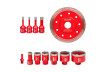 Set 12 freze diamantate pentru frezare uscata M14 &Oslash;6-68mm thumbnail
