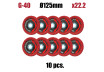 Disc oala pentru slefuit ceramic 125 mm G-40 thumbnail