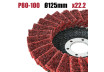 Disc abraziv de finisare 125 mm mediu rosu thumbnail