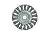 Twist knot wire wheel brush &oslash;100mm angle grinder thumbnail