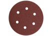 Paper sanding discs Velcro &oslash;150mm K 80 10pcs with holes thumbnail