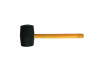 Rubber mallet round wooden handle black 445g BS thumbnail