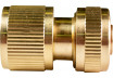 Brass 1/2” hose connector with stop TG thumbnail