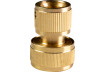 Brass 3/4” hose connector with stop TG thumbnail