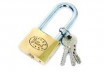 Brass pad lock long shackle 50mm TS thumbnail