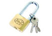 Brass pad lock long shackle 50mm TS thumbnail