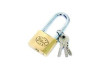 Brass pad lock long shackle 50mm TS thumbnail