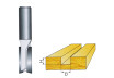 Router bit ø15.9mm H20mm shank ø8mm thumbnail