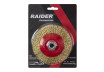 Brass-coated Wire Conical Brush &Oslash;125mm for Angle Grinder M14 thumbnail