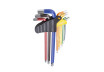 Ball point hex key set 1.5-10 mm, 9 pcs extra long COLOR TMP thumbnail