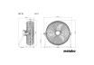 Ventilator acumulator. 18V METABO AV 18 SOLO thumbnail