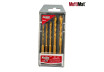 Свредла MultiMat 4Cut TIN Hex 1/4" 5бр. &Oslash;4 5 6 8 и 10mm к-т thumbnail