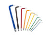 Ball point hex key set 1.5-10 mm, 9 pcs extra long COLOR TMP thumbnail