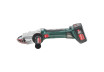 Ъглошлайф акум. с плоска глава METABO WF 18 LTX 125 Solo кут thumbnail