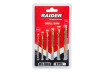 Set 6 burghie tip freza combinata HSS TiN 1/4" CYL &Oslash;3-8mm thumbnail