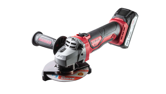 R20 Cordless Angle Grinder &Oslash;125mm 2Ah RDP-SPAG20 Set image