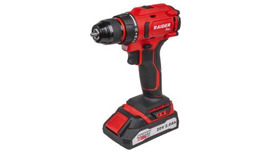 R20 Бормашина безч. 2-ск. 10mm 44Nm 2Ah RAIDER PRO RDP-PBCD20 Set image