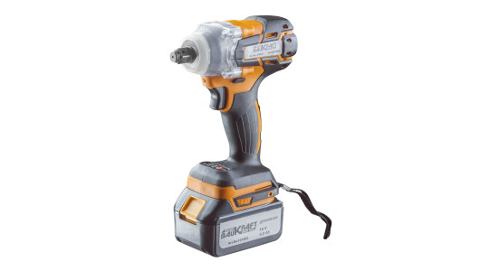 Гайковерт безч. 2-ск. 320Nm 1/2" 18V 4Ah куфар BAUKRAFT BK-BCIW08 image