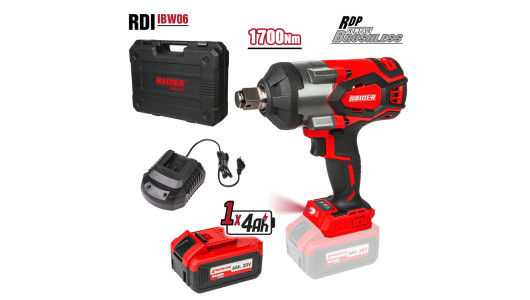 Cheie de impact brushless 20V3sp.4Ah1700Nm3/4"RDI-IBW06 image