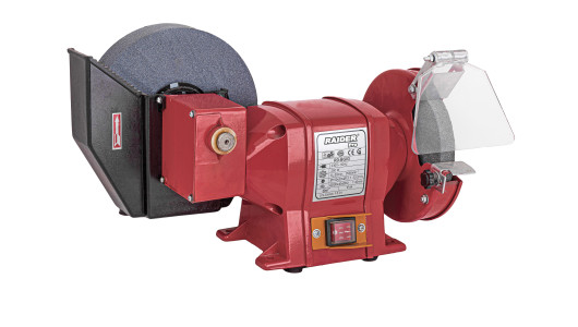 Шмиргел редукторен 250W &oslash;150-200mm RAIDER PRO RDP-BG03 image