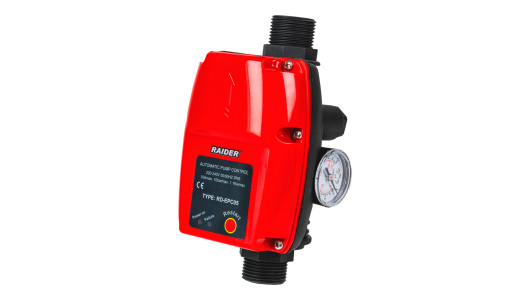Automatic Pump Control 1.1kW 1" 90&deg;C pressure gauge RD-EPC05 image