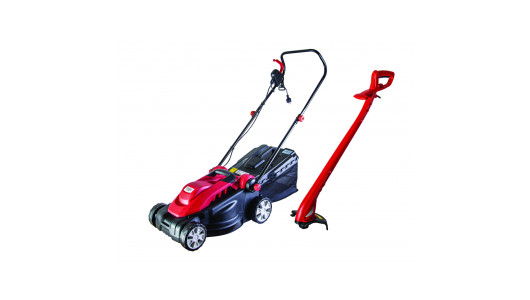Set masina de tuns iarba 1600W si trimmer 250W RD-LMGT01 image