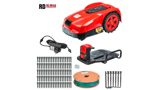 Косачка робот безчеткова 160mm 20V 2Ah APP 500m2 RD-RLM46 image
