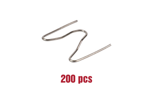 Staples "M" 0,6mm for Hot Stapler Plastic Welding 200 pcs. image