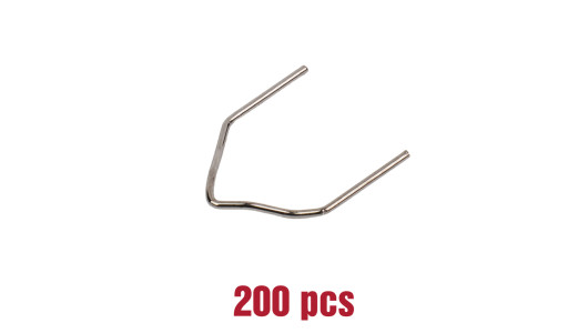 Скоби за поялник за пластмаса "V" 0,8mm 200 бр. image
