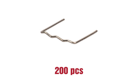 Staples "W" 0,6mm for Hot Stapler Plastic Welding 200 pcs. image