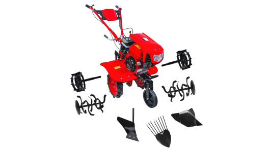 Мотофреза бензинова 5.2kW (7.0hp) 1200mm 2+1 ск. Фар RD-WT15 image