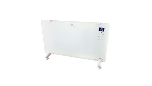 Конвектор със стойка 2kW бяло стъкло LED RAIDER RD-PH02 image