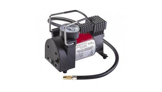 Компресор 12V DC метален 120W 35L/min с аксесоари RAIDER RD-AC05 image