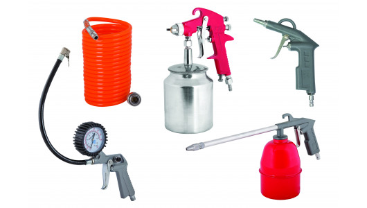 Air tools 5pcs. kit spray gun suction RD-AT01 image