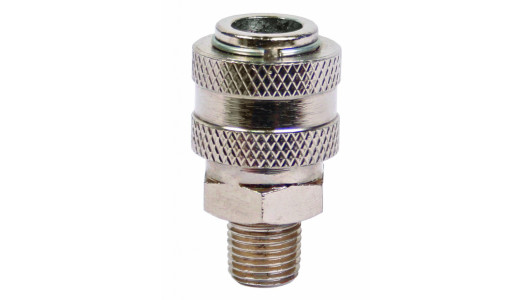 Накрайник пневм. бърза връзка 1/4"M QC04 RD image