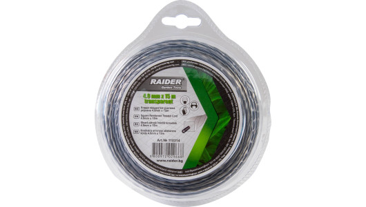 Fir patrat rasucit pentru motocoase 4.0mm х 15m transparent image