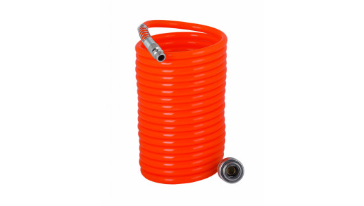 Air PU spiral hose &oslash;8x12mm 15m 1/4M&F RD image