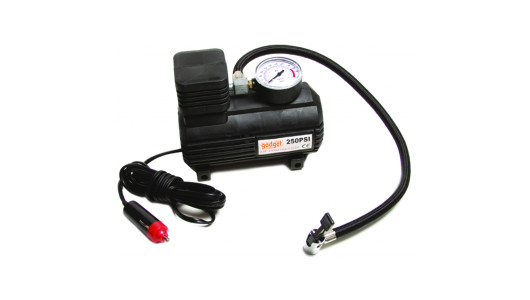 Компресор 12V за помпане на гуми с манометър GADGET image
