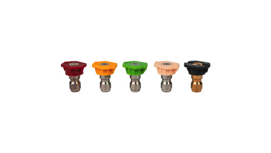 Quick Release Nozzles 0&deg; 15&deg; 25&deg; 40&deg; 60&deg; 5pcs. for RDP-HPC14 image