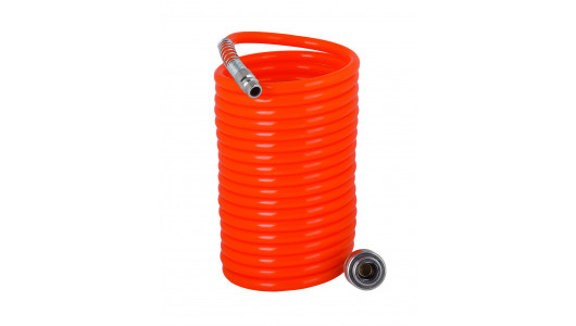Air hose spiral 10m quick couplings 1/4"M&F RD-CH01 image