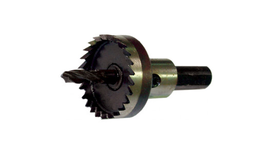Sheet metal holesaw &oslash;35mm with pilot drill bit HSS image
