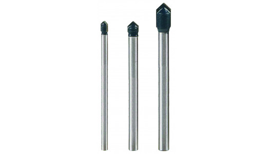 Burghie pentru sticla si ceramica 5-8 mm set 3 buc Raider image