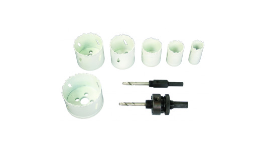 Bi-metal holesaws &oslash;22-64mm 9pcs. Kit image