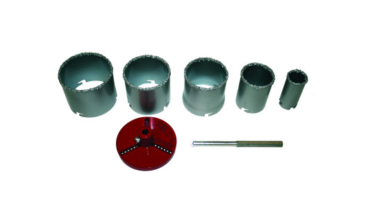 Holesaw for ceramics ø33-83mm 7pcs. kit image