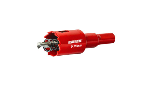 HSS bi-metal holesaw &Oslash;18mm with Co Pilot drill bit and shank image