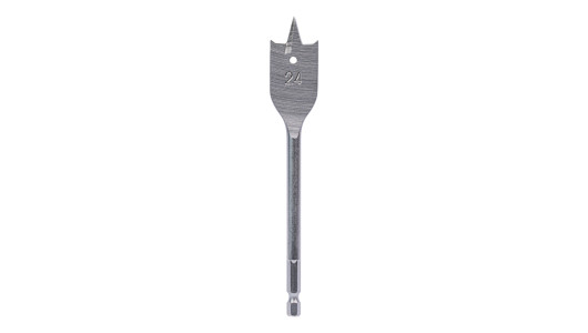 Flat Speed spade bit for wood 1/4" hex shank &Oslash;24 mm image