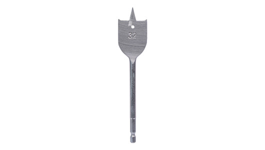 Flat Speed spade bit for wood 1/4" hex shank &Oslash;32 mm image