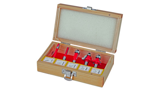 Router bits &oslash;8mm set 5pcs Type C image